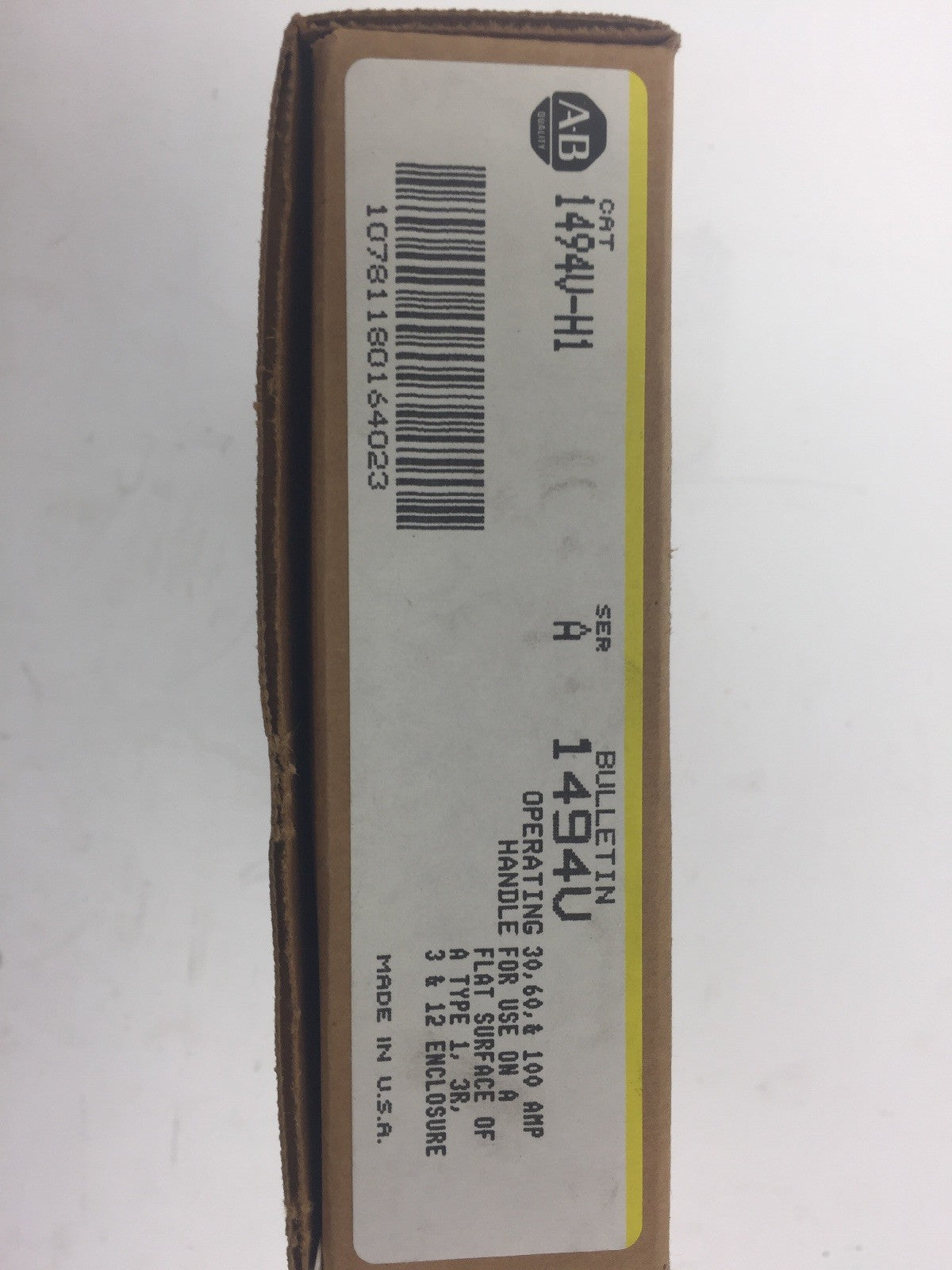 ALLEN BRADLEY 1494V-DHL233 FUSIBLE DISCONNECT SWITCH KIT 30A 250V TYPE 1,3,3R,12