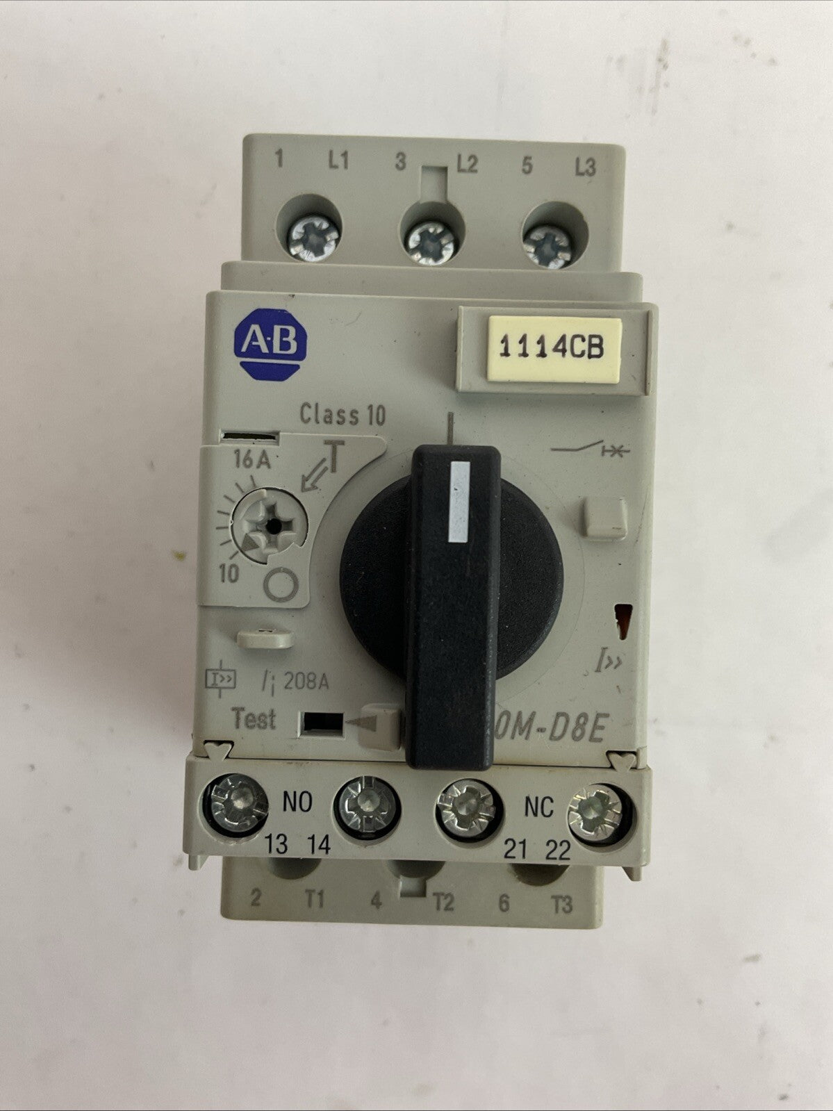 ALLEN BRADLEY 140M-D8E-C16 SER C MOTOR CIRCUIT BREAKER 10-16A 140M-C-AFA11
