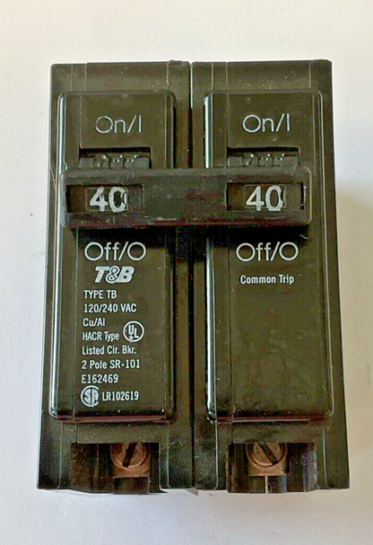 THOMAS & BETTS  B240 CIRCUIT BREAKER 120/240VAC 40A 2POLE