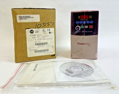 ALLEN-BRADLEY 22A-D6P0N104 POWERFLEX 4 AC DRIVE SER A FRN 3.05 3PH 342-528V