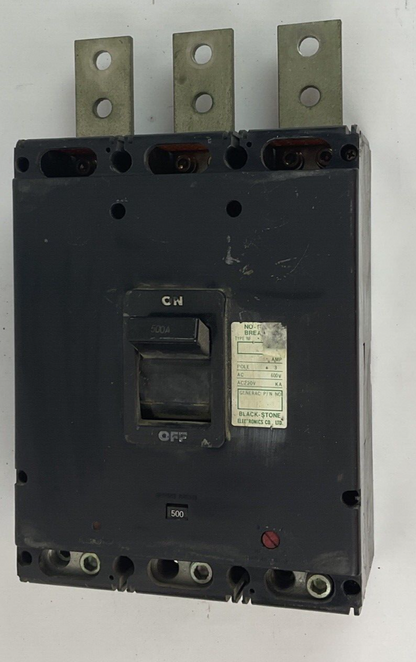 BLACK-STONE NF 500A CIRCUIT BREAKER 600VAC