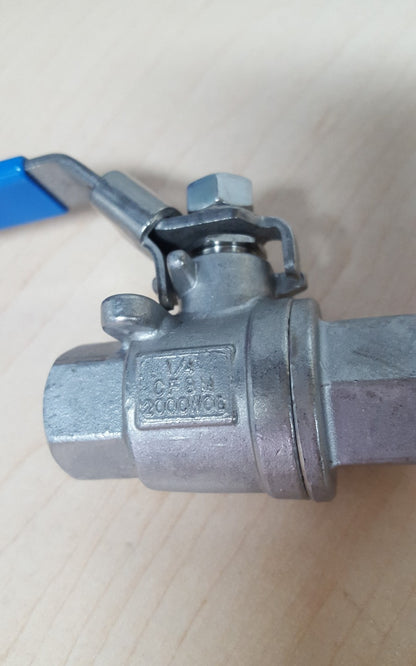 Ohio Valve Co Stainless Ball Valve CF8M 3/4" 2000WOG