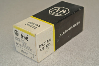 ALLEN-BRADLEY 595-BB AUXILIARY CONTACT / 2 N.C. / NEMA SIZES 0-5 / NEW SURPLUS
