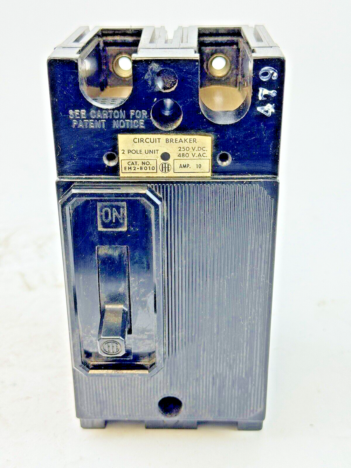 SIEMENS / ITE - EH2B010 - MOLDED CASE CIRCUIT BREAKER - 2 POLE/480 VAC/ 10A -NEW