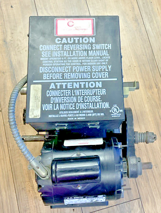 COOKSON H331ML ROLLER DOOR MOTOR 115V 1PH 60HZ 125FT.LB/SEC W/D1742 1/3HP