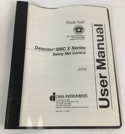 DATA INSTRUMENTS/HONEYWELL 3SMC-BXQD4H-1 DETECTOR  SAFETY MAT CONTROL