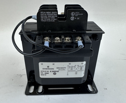Emerson Sola Hevi-Duty E300W Control Transformer 1 PHASE 0.3 KVA 50/60 AT 220 V
