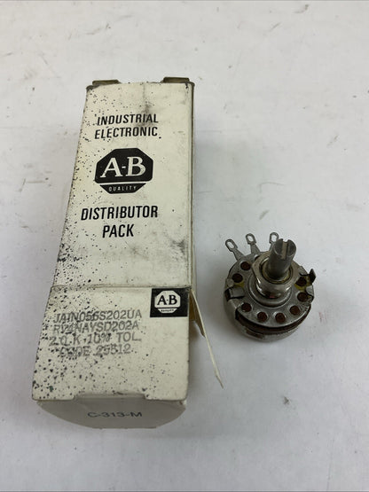 ALLEN BRADLEY JAIN056S202UA POTENTIOMETER