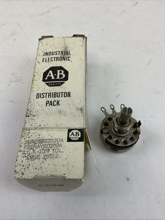 ALLEN BRADLEY JAIN056S202UA POTENTIOMETER