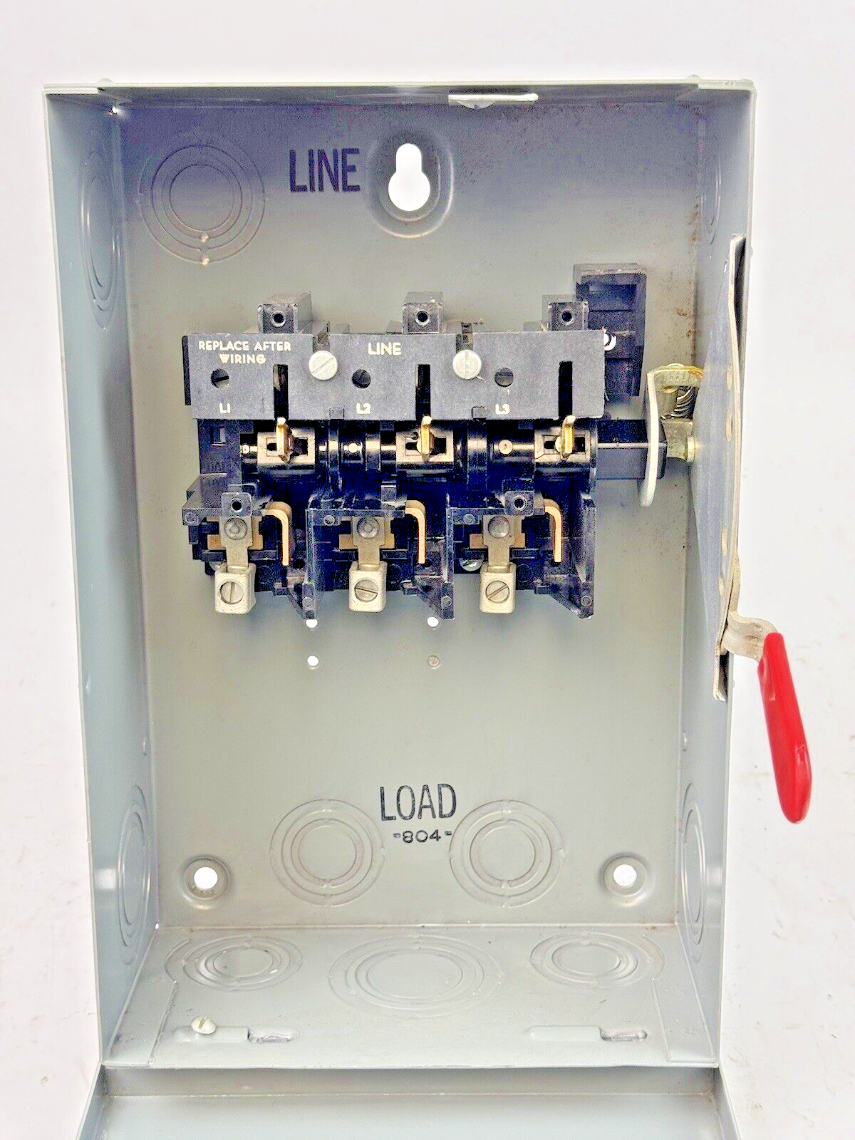 GE - TGN3322 MODEL 2 - SAFETY SWITCH - 60A/ 240VAC/ 3 POLE/ TYPE 1