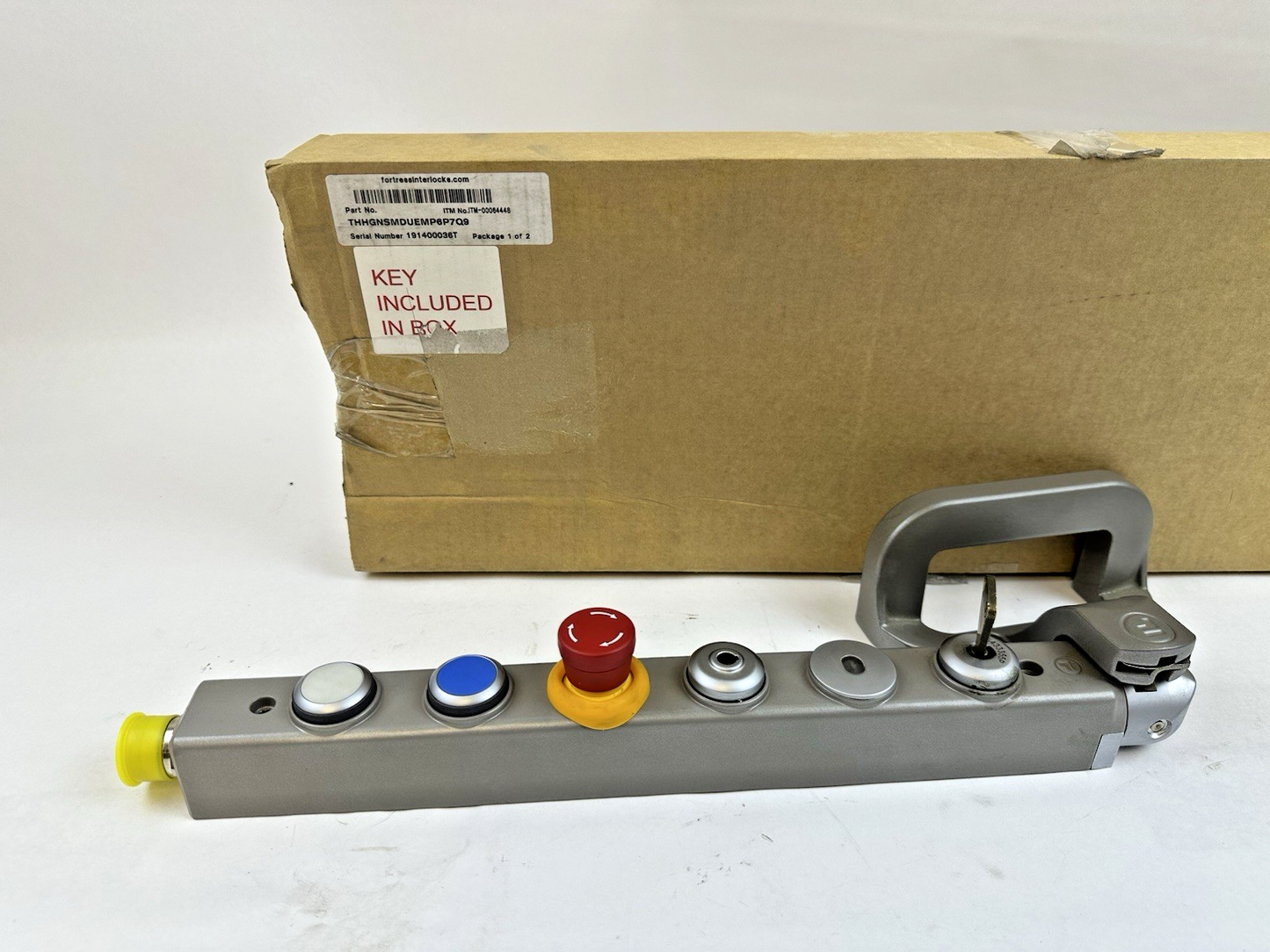 FORTRESS INTERLOCK 24V THHGNSMDUEMP6P7Q9 SAFETY SWITCH W/ KEY & Handle Actuator