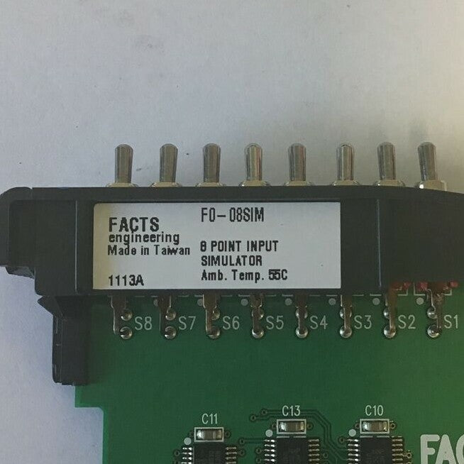 FACTS ENGINEERING  F0-08SIM INPUT SIMULATOR 8 POINT