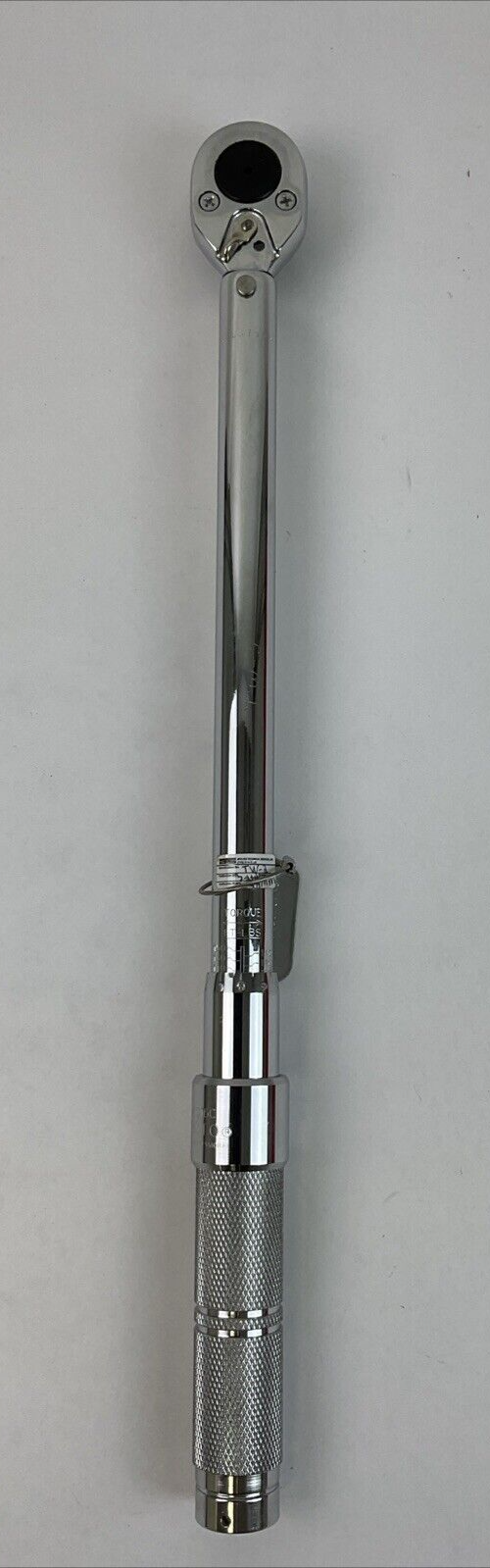 PROTO J6016C 1/2" DRIVE 30-150 FT-LB RACHETING HEAD MICROMETER TORQUE WRENCH