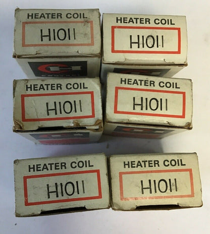 CUTLER HAMMER H1011 ADJ. OVERLOAD RELAY HEATER COIL***LOTOF6***