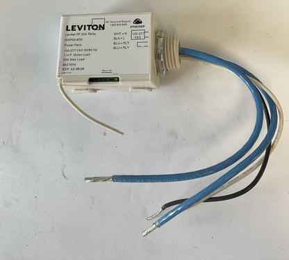 LEVITON WSP20-9D0 20A RELAY POWERPACK 100-277VAC 50/60 1HP