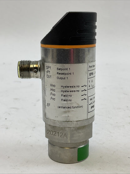 IFM PN5002 PRESSURE SENSOR 18-36VDC 250mA