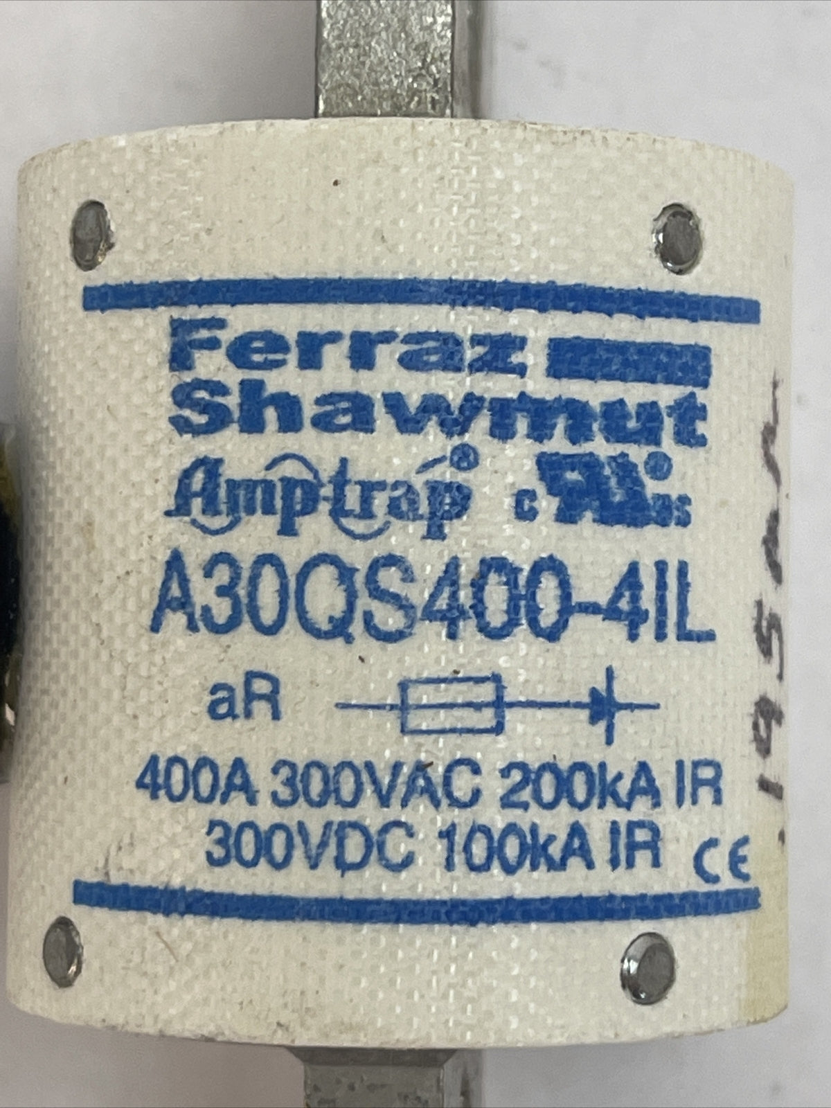FERRAZ SHAWMUT A30QS400-4IL SEMICONDUCTOR FUSE AMP-TRAP 400AMP 300V
