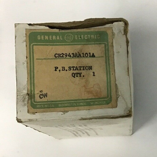 GE CR2943AA101A STANDARD-DUTY PUSHBUTTON STATION 600V