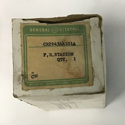 GE CR2943AA101A STANDARD-DUTY PUSHBUTTON STATION 600V