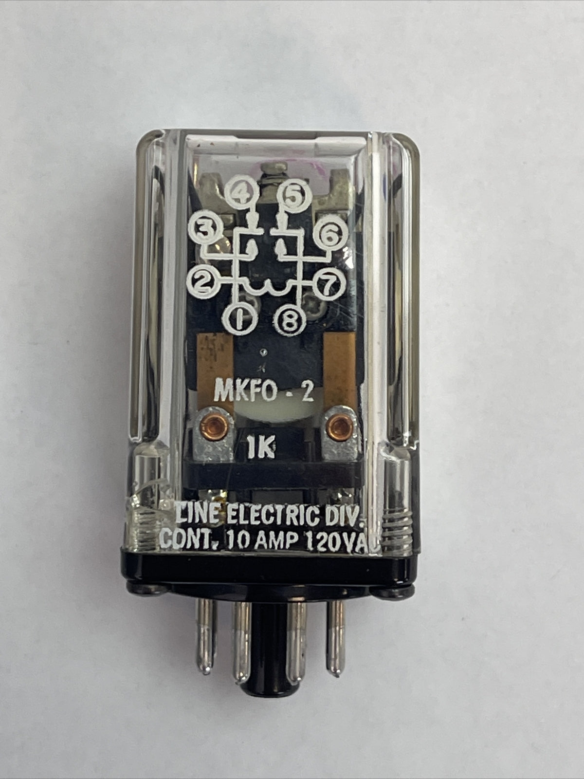 LINE ELECTRIC MKF02 1K RELAY 120VAC 10A