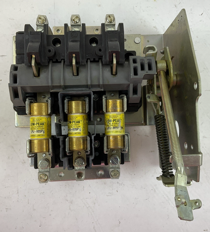 ALLEN BRADLEY DISCONNECT SWITCH 1494V-DS60 SER D 1494V-FS60 SER D LPJ-60SP FUSES