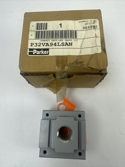 PARKER P32VA94LSAN COMPACT SHUT-OFF VALVE 1/2