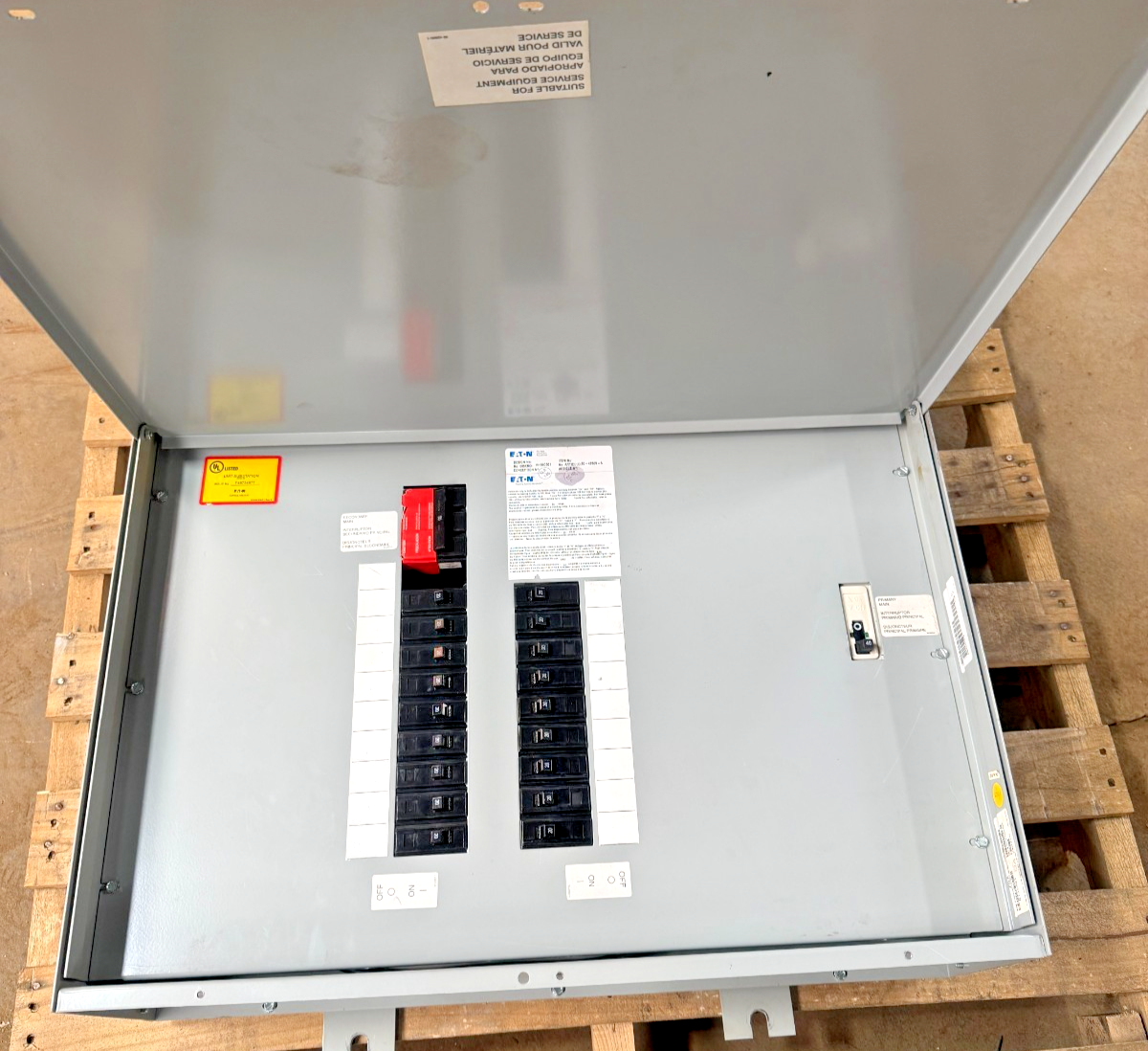 EATON P48G28T1518CUB MINI POWER CENTER PRIM.480V SEC.280Y/120 15KVA 60HZ REV.00