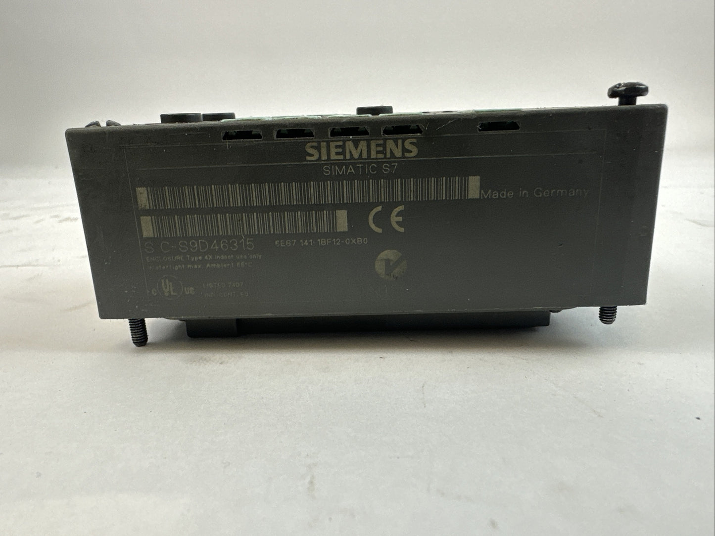 SIEMENS SIMATIC S7 6ES7 141-1BF12-0XB0 BASIC MODULE ET 200X DI 8 X DC 24V