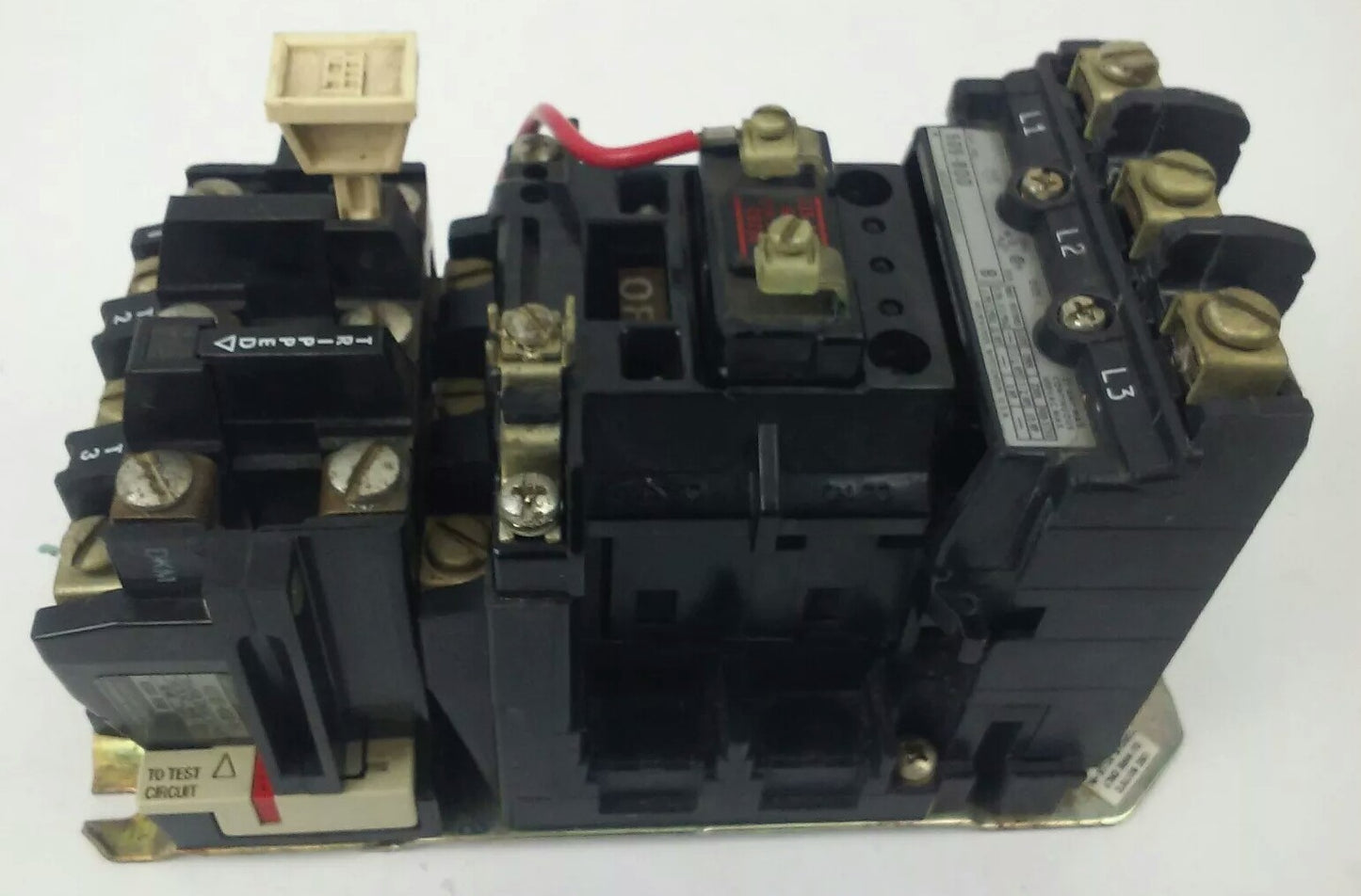 ALLEN BRADLEY 509-BOD SERIES B, SIZE 1, MOTOR STARTER, 27A, 600V,3-5P, 120V COIL