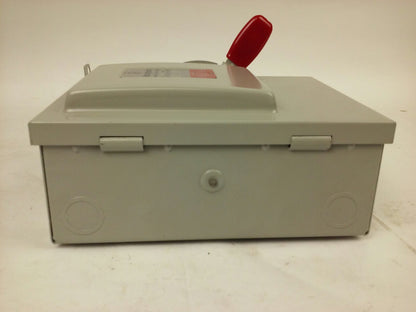 WESTINGHOUSE HUN321 SAFETY SWITCH INDOOR, 30A, 3P, 240V, NON FUSIBLE, NEMA 1