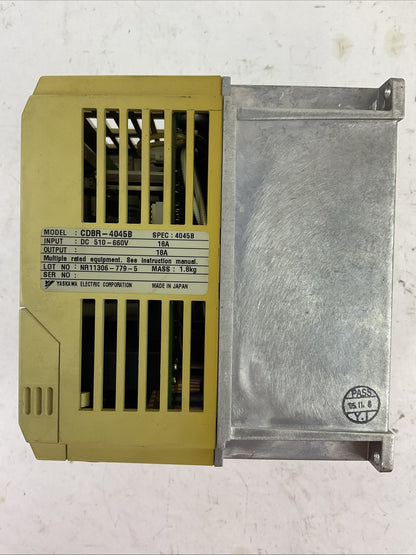 YASKAWA CDBR-4045B BRAKING UNIT INPUT 510-660V 18A