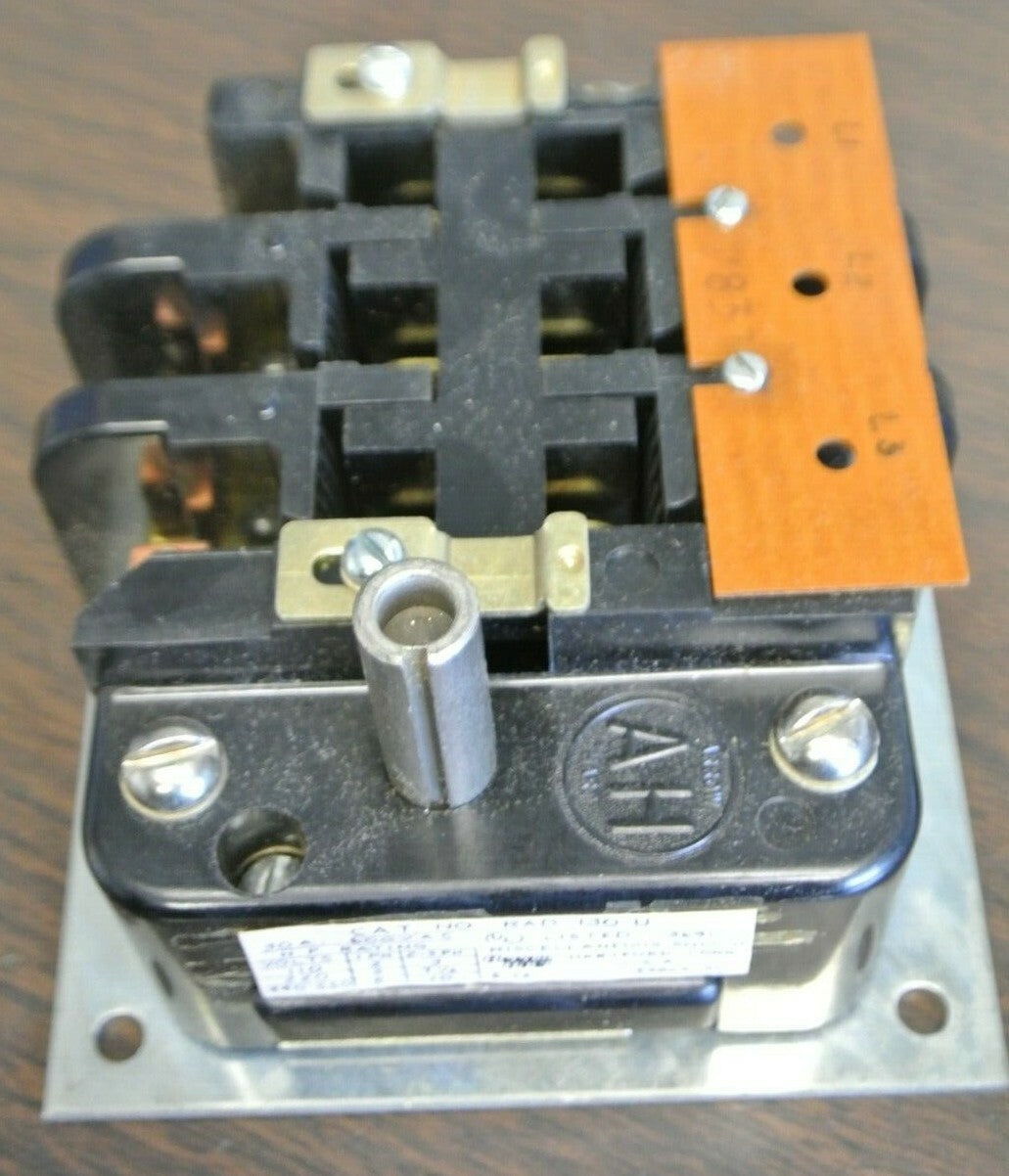 ARROW-HART RAD-130-U MISCELLANEOUS SWITCH / 30A / 600V / NEW SURPLUS