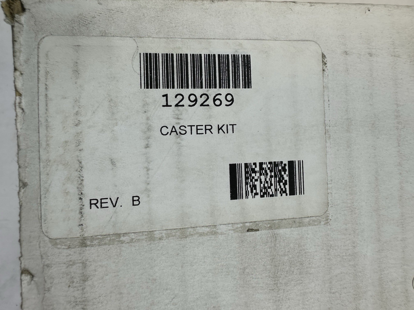 CROWN INTEGRITY PARTS 129269 CASTER KIT REV B FORKLIFT