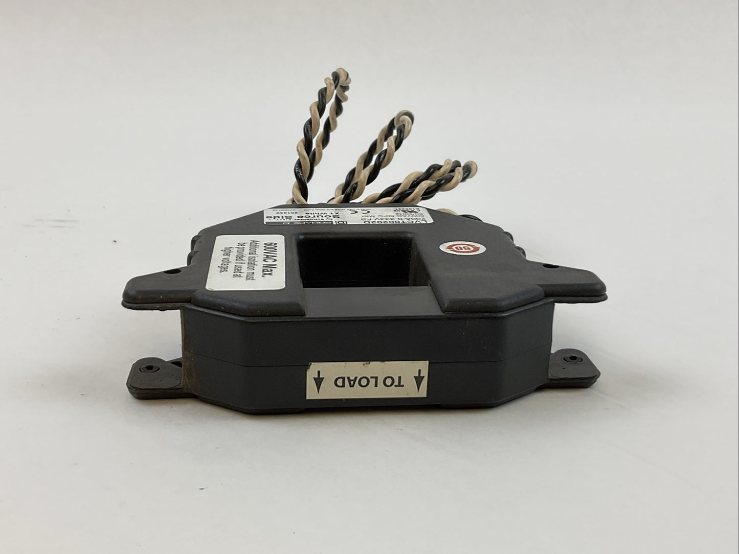 SQUARE D LVCT00202D CURRENT TRANSFORMER SPLIT CORE 200A:0.333V FS 600VAC 50/60HZ