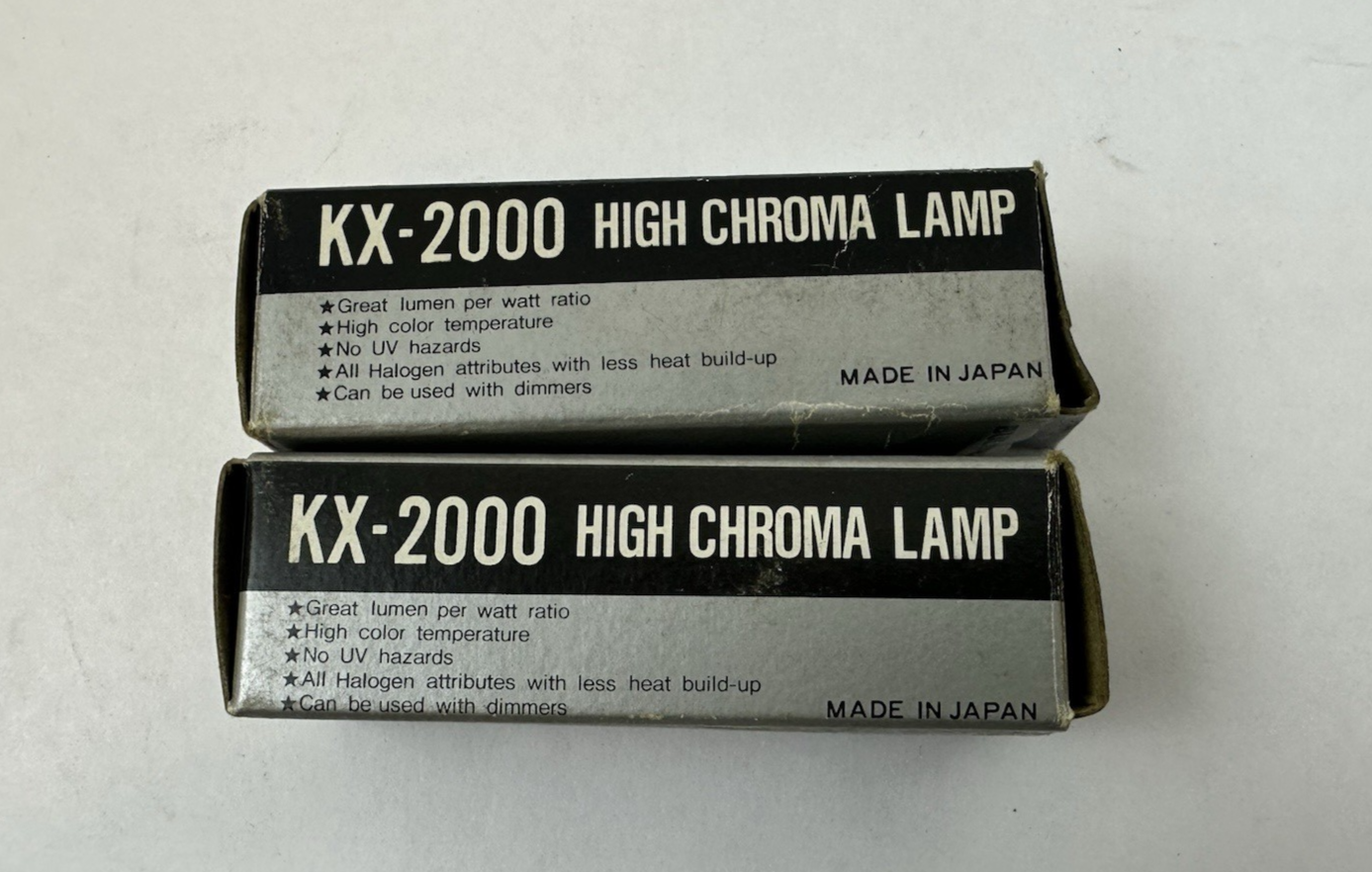 BULBRITE KX-2000 40W 120VDC KX40CL/DC HIGH CHROMA LAMP BULB LOT OF 2