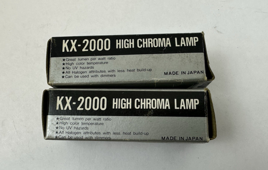 BULBRITE KX-2000 40W 120VDC KX40CL/DC HIGH CHROMA LAMP BULB LOT OF 2