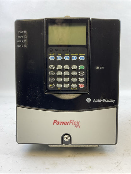 ALLEN BRADLEY 20AD5P0A3AYNNNC0 AC DRIVE POWER FLEX 70 SER A FW 5.001