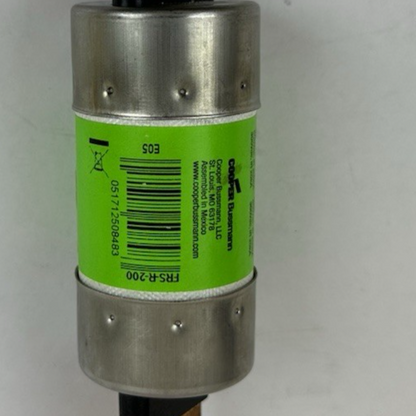 COOPER BUSSMANN FRS-R-200 FUSETRON CLASS RK5 TIME-DELAY FUSE 200A 600V