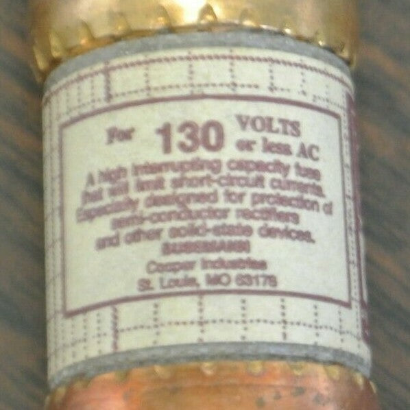 BOX of 10 / BUSSMANN / TRON KAH-40 FUSE / 40A / 130VAC / NEW SURPLUS