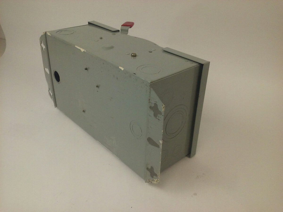 WESTINGHOUSE GFN322N FUSIBLE SAFETY SWITCH 2P 60A 240V 15HP TYPE 1 INDOOR