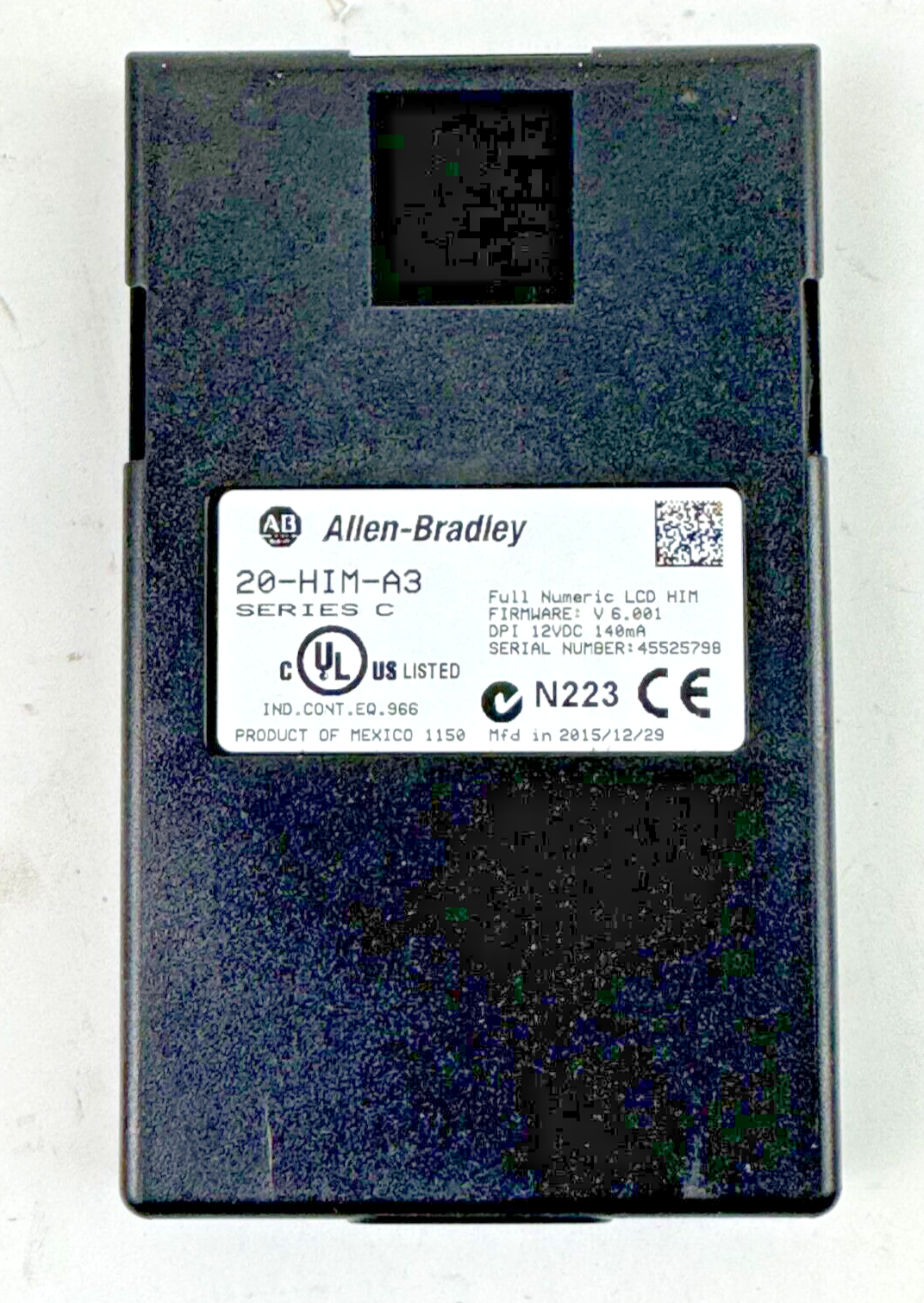 ALLEN-BRADLEY - 20AD8P0A3AYYNNC0 SER. A FW. 5.001 - POWERFLEX 70-480 VAC/3 PHASE