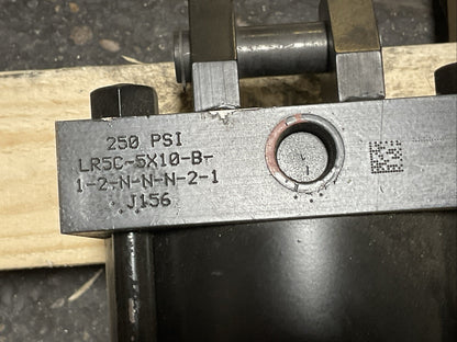 EATON HYDRO-LINE LR5C-5X10-B-1-2-N-N-N-2-1 PNEUMATIC CYLINDER 250PSI