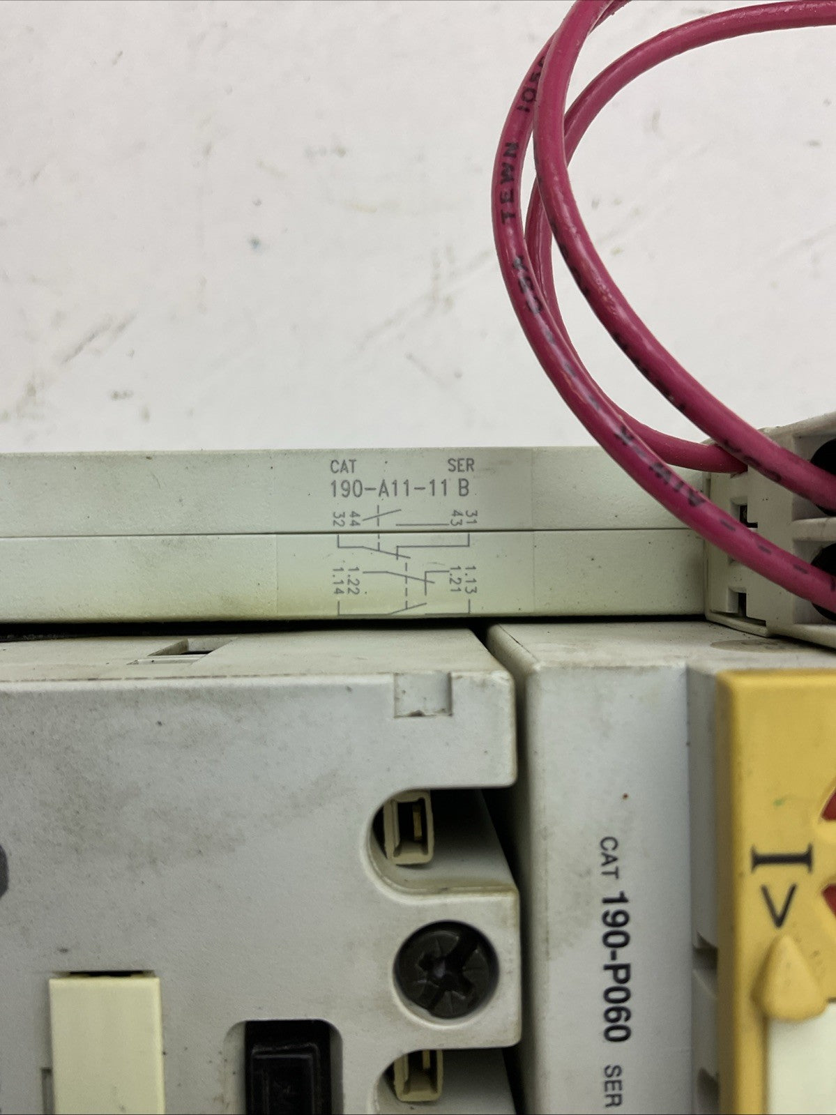 ALLEN BRADLEY STARTER 190-A40 120V COIL 190-P060 190-CPS40* 190-A11-11 190-T11-