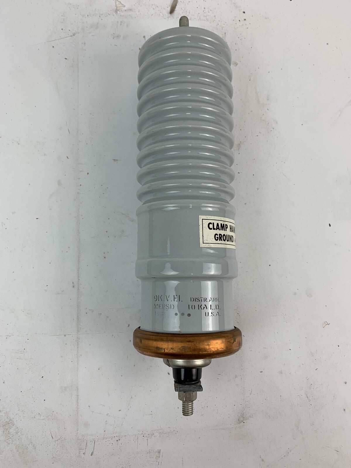 Mcgraw-Edison Surge Arrester Type EL 9kV AVL1B9