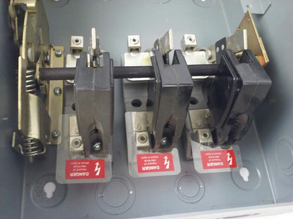 CHALLENGER HD362NF, H.D. SAFETY SWITCH, TYPE 1 INDOOR, 60A, 600V, 3 PHASE, NEW