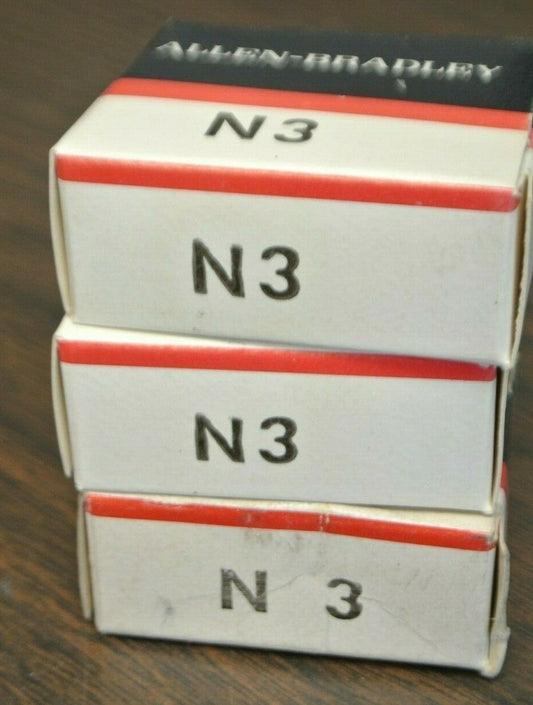 LOT of 3 / ALLEN-BRADLEY N3 THERMAL OVERLOAD HEATER ELEMENT / NEW SURPLUS