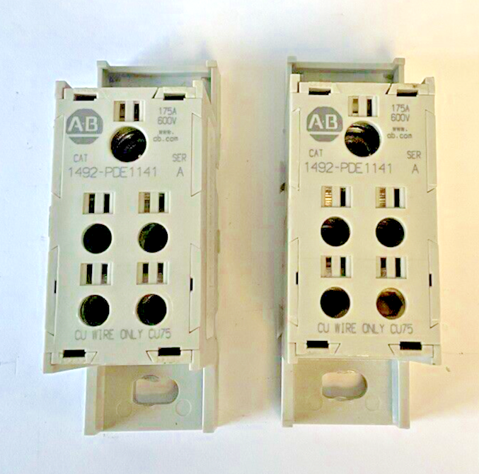 ALLEN BRADLEY 1492-PDE1141 SER.A DISTRIBUTION BLOCK 175A 600V ***LOTOF2***