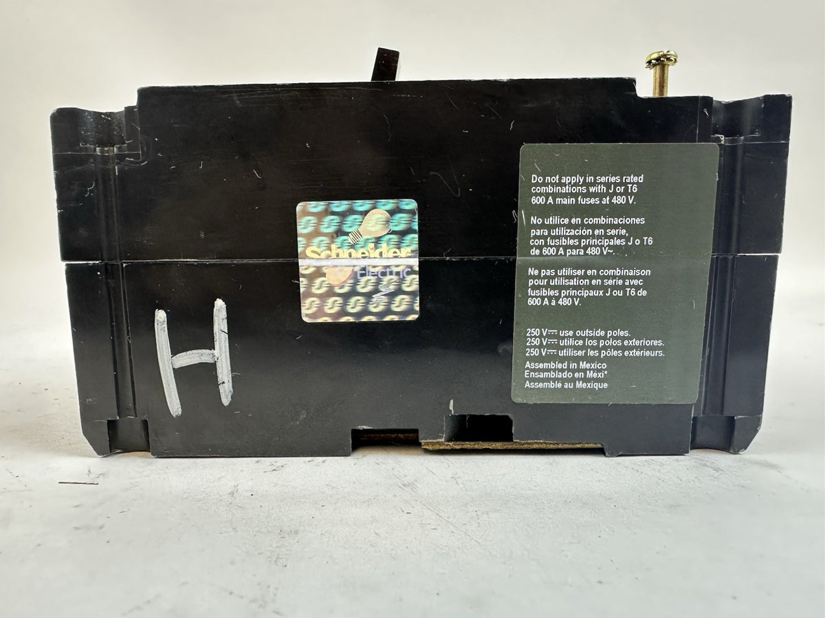 SQUARE D FHL36060 3 POLE MOLDED CASE CIRCUIT BREAKER 60A 600VAC 250VDC
