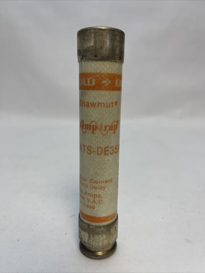 GOULD SHAWMUT ATS-DE35R AMP-TRAP DUAL ELEMENT FUSE 35AMP 600VAC (LOT OF 10)