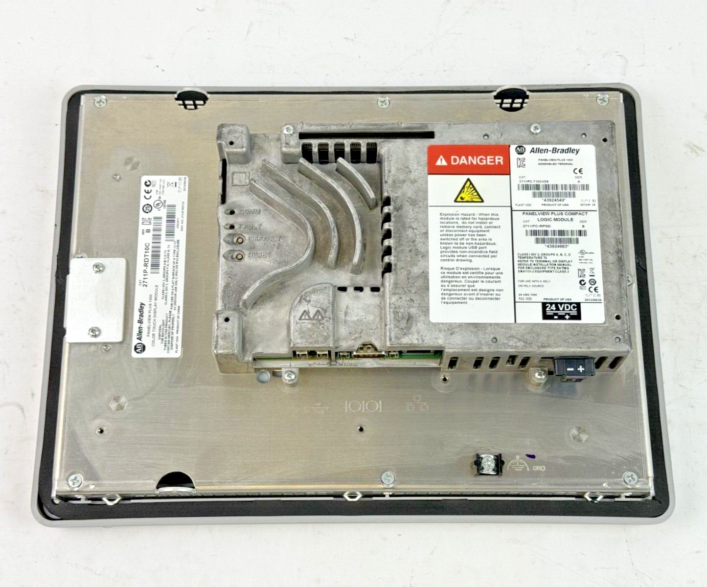 ALLEN-BRADLEY - 2711PC-T10C4D8 SER. A - PANELVIEW PLUS 1000 ASSEMBLED TERMINAL